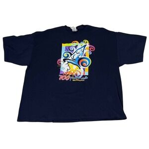 Walt Disney World 100 Years of Magic Navy Cotton T shirt Fantasia size‎ XXL NWT